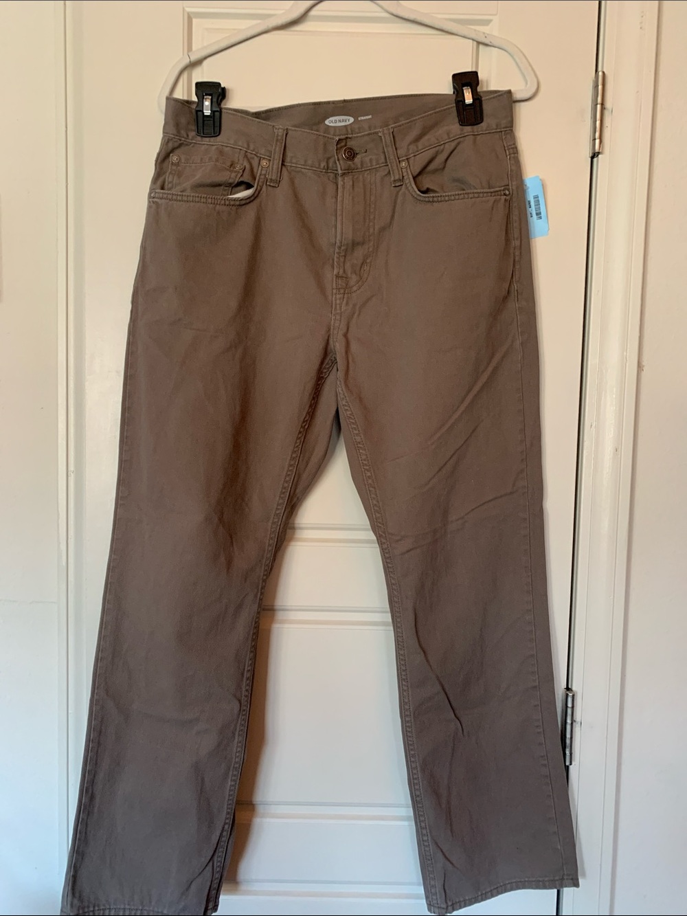 Old Navy Men's Straight Jeans in Taupe Brown